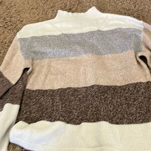 Shein Drop Shoulder Color Block Sweater